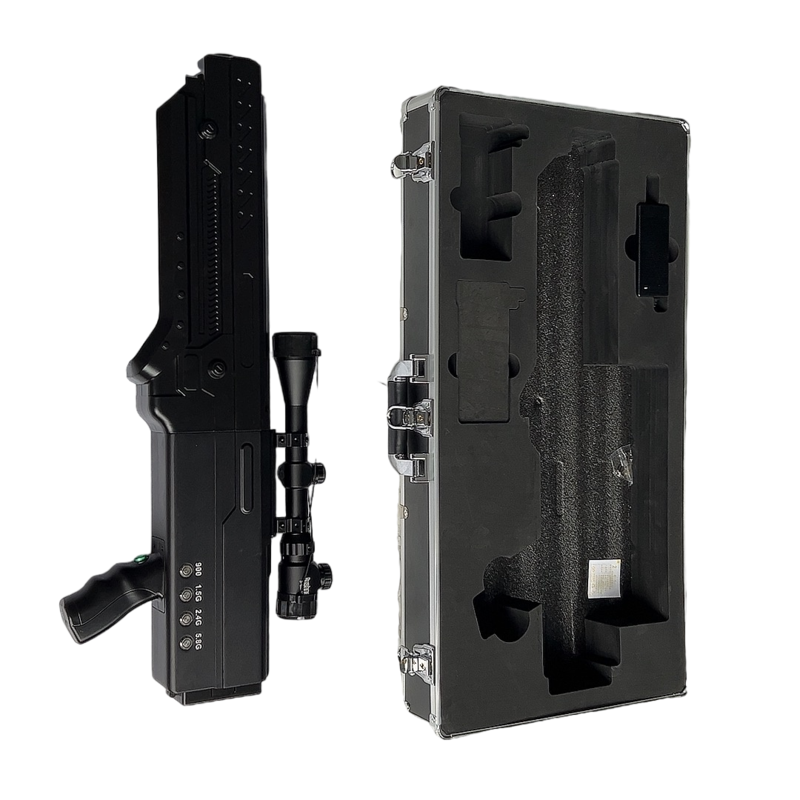  镇远手持便携式枪型低空防御反制四通道A型